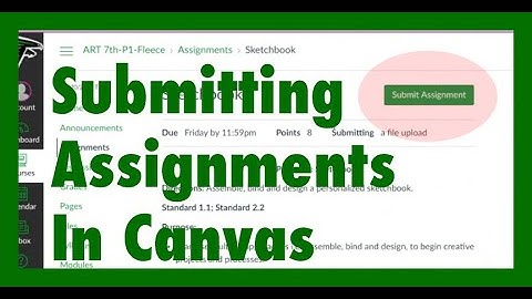 How to Submit Assignments in Canvas | Using a Chromebook