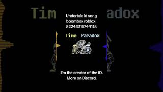 Undertale Id Song Boombox Roblox