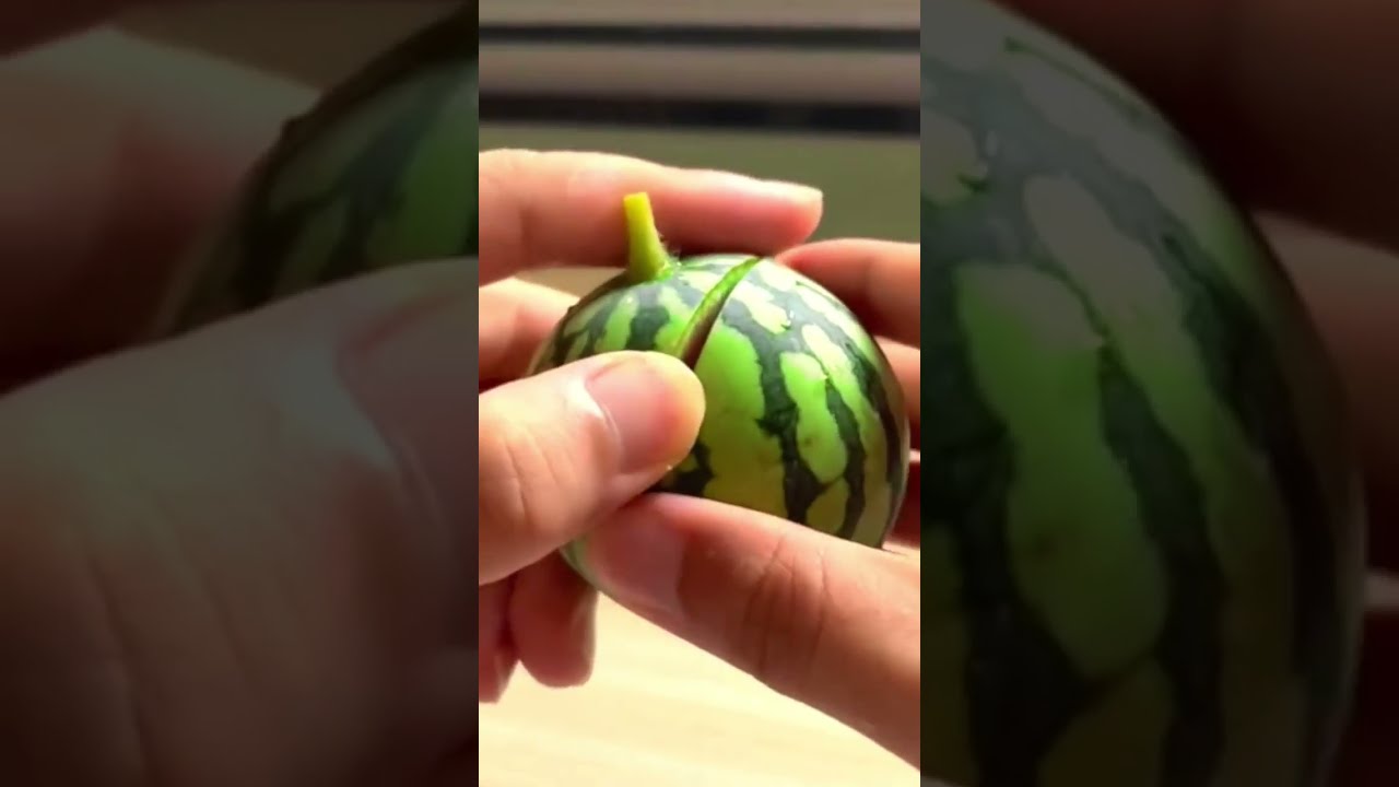 I Ate The World S SMALLEST Watermelon 