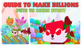 FULL Pets VS Coins Guide to make BILLIONS OF GEMS! screenshot 2
