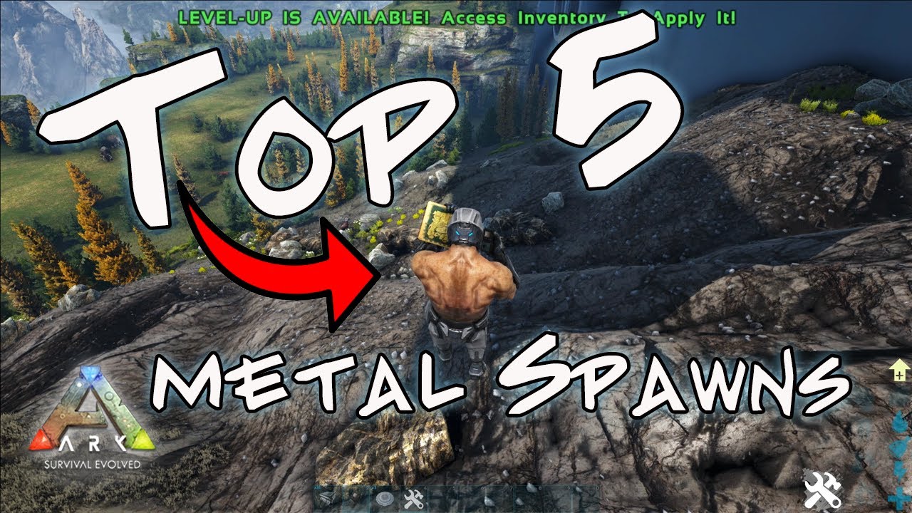 Ark Genesis 2 Top 5 Metal Spawns Best Metal Farming Guide Youtube