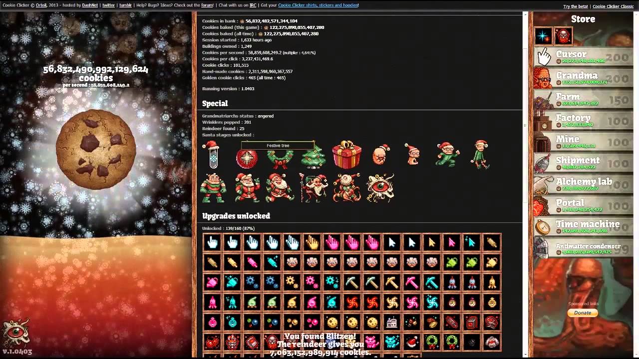 Cookie Clicker Christmas Update #3 with Kulguy - PostGrad Games - YouTube