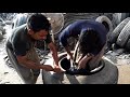 tire cutting experience in  Pakistan     👇 subcribe