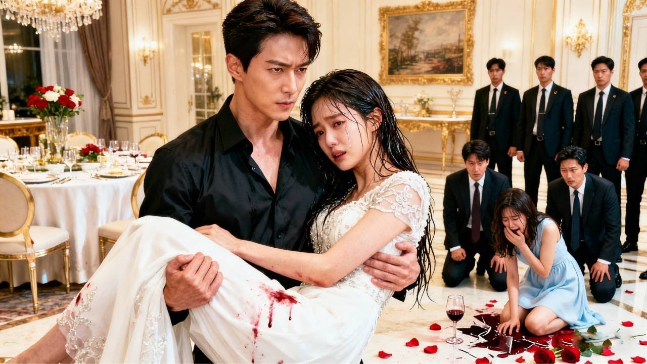 Obligada a beber por la hermanastra, elegida como esposa del presidente — ella suplica arrodillada!