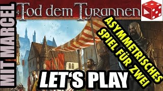 Death to the Tyrant! (King & Assassins) - Let's Play in German - Board Game Review screenshot 3