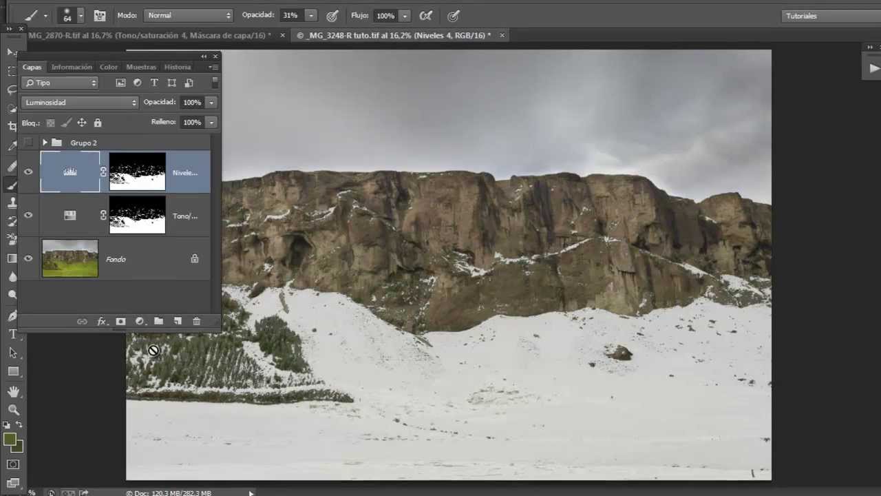 Crear un paisaje nevado con Photoshop
