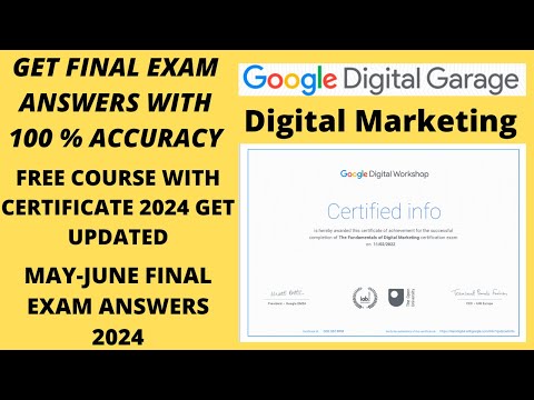 Google Digital Garage Final Exam Answers | Updated 2022