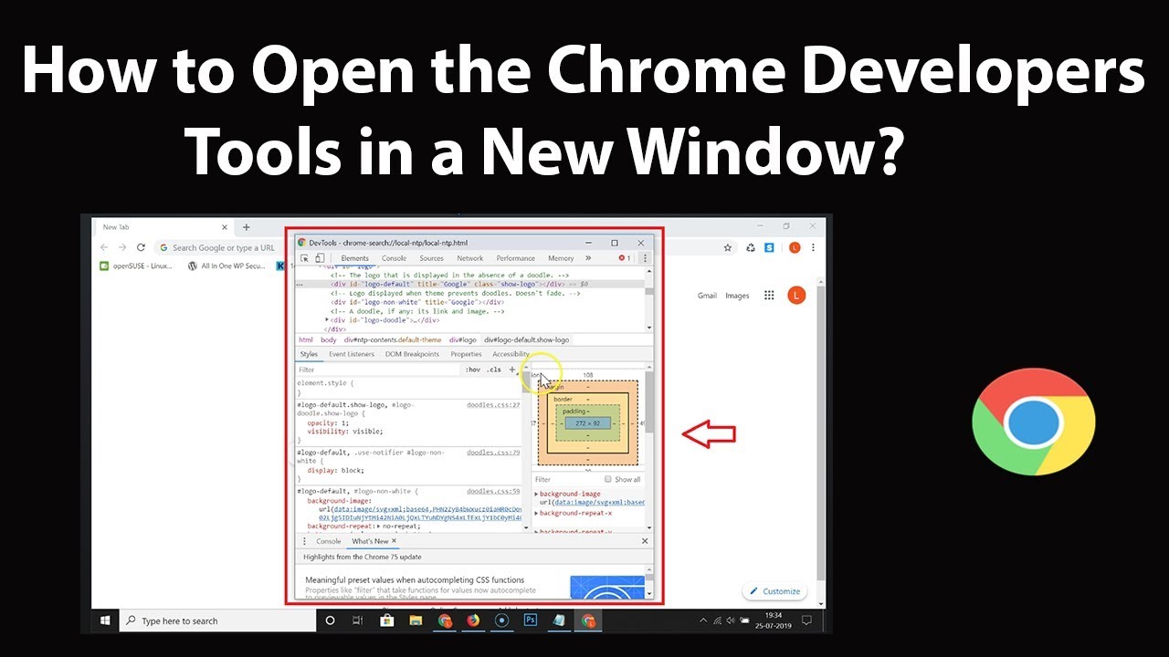 How To Open The Chrome Developers Tools In A New Window Youtube