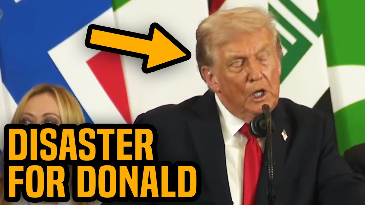 Trump incoherent as sweat pours down his face