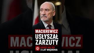 🟥 MACIEREWICZ USŁYSZAŁ ZARZUTY. BYŁEMU SZEFOWI MON GROŻĄ TRZY LATA WIĘZIENIA ⚖️🚨
