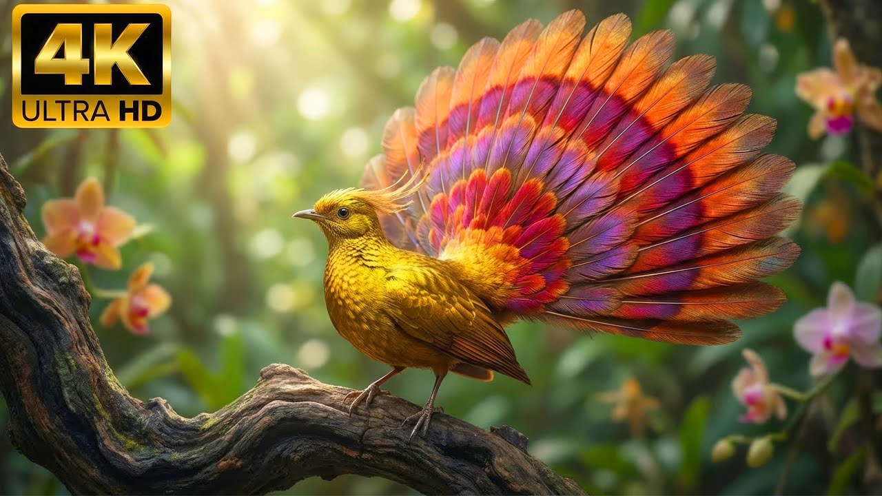 Top 100 Rare & Mysterious Birds With The Most Beautiful Songs In Wild | 4K Nature ASMR