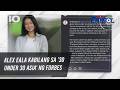 Alex Eala kabilang sa '30 Under 30 Asia' ng Forbes | TV Patrol
