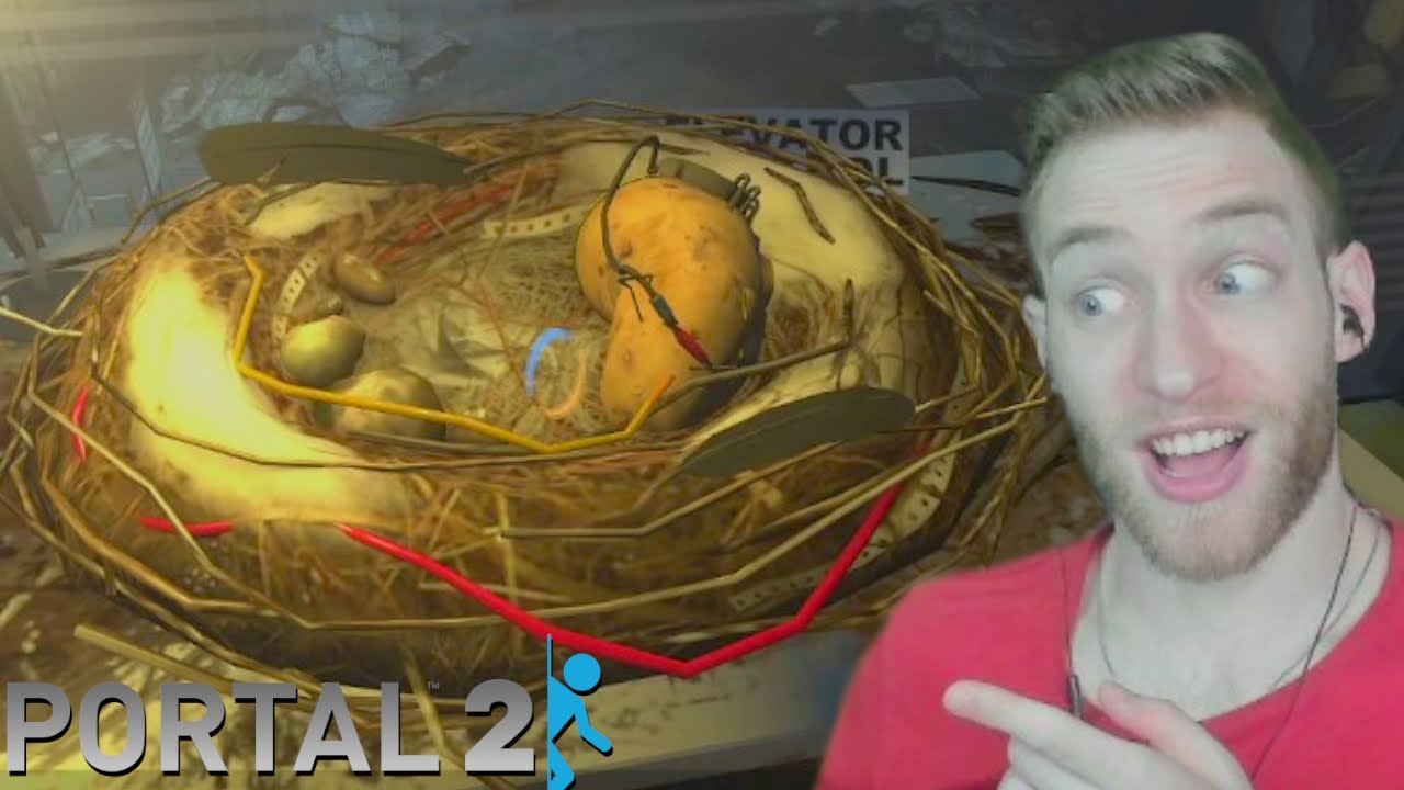 WHERE DID GLADOS COME FROM??!! First Time Playing Portal 2 (pt.3) - YouTube