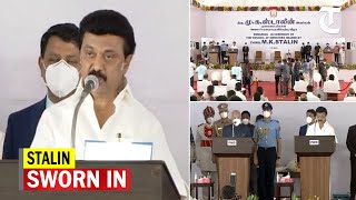 Stalin sworn in as Chief Minister of Tamil Nadu