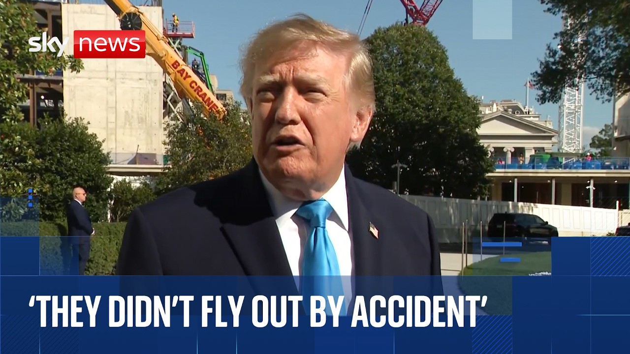 Trump says 'some threats' caused US to move bombers from RAF Fairford