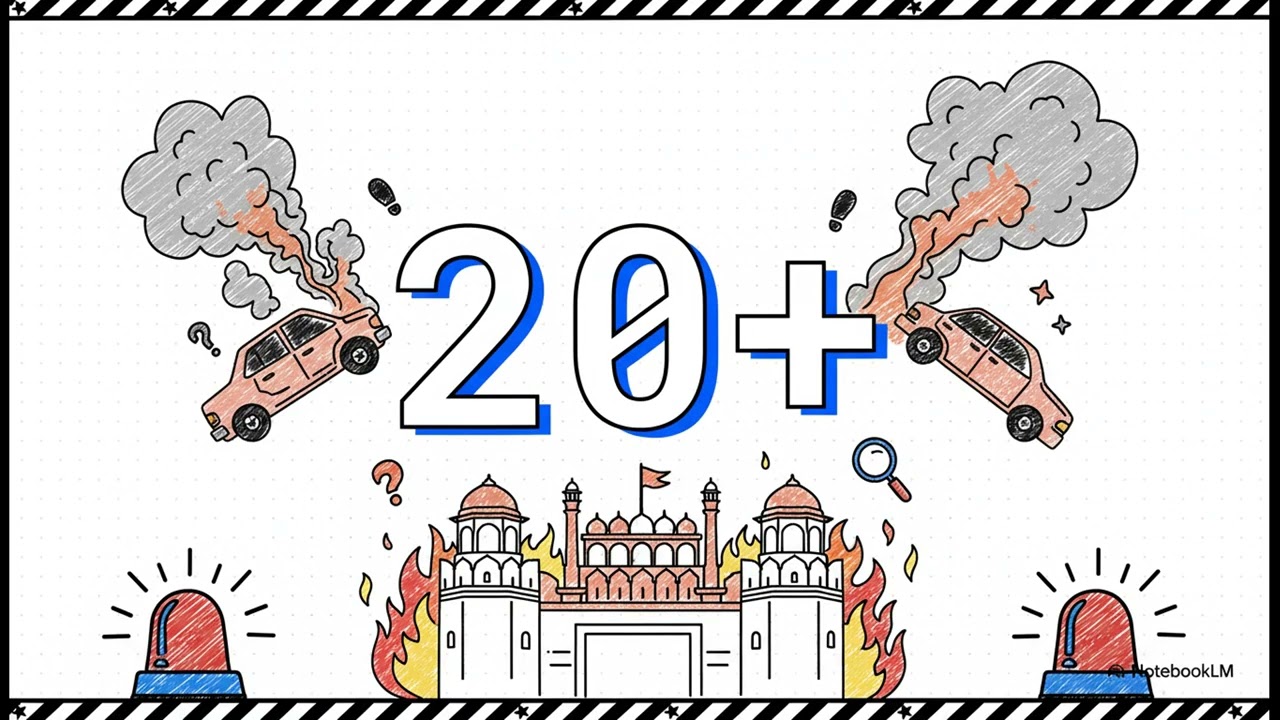 Delhi Red Fort Blast: 8 Dead, 20 Injured — Forensic & NIA Join Probe as Amit Shah Reviews Security