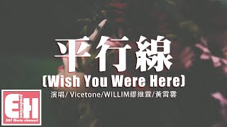 Vicetone/WILLIM繆維霖/黃霄雲 - 平行線（Wish You Were Here）『一次次墜入記憶邊緣，結局卻無從改變。』【動態歌詞/Vietsub/Pinyin Lyrics】