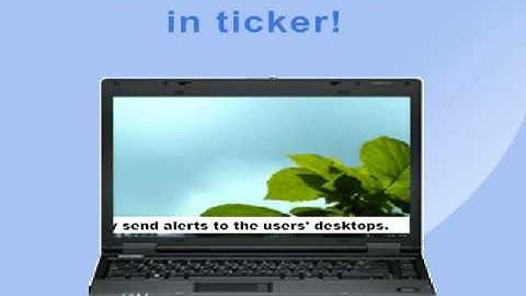 Desktop popup notifications using DeskAlerts