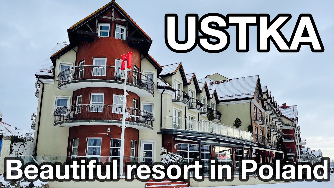 Ustka, Poland / Устка, Польша beautiful city on the Baltic coast of