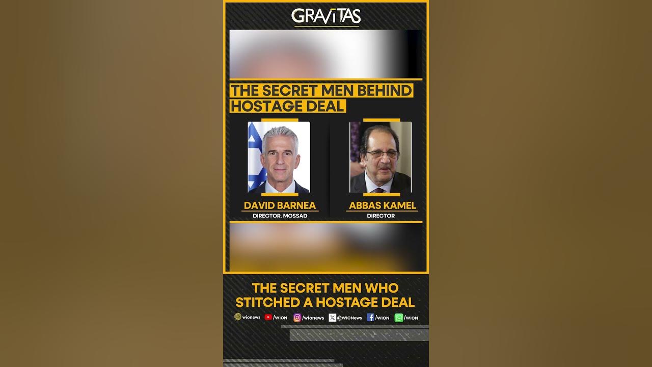 Israel-Hamas war: Secret men behind Israel-Hamas hostage deal | Gravitas