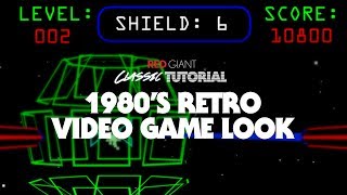 Classic Tutorial | Create a 1980's Retro Video Game Look Net Worth