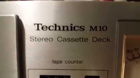 Technics M10 Wow and Flutter (DIN)