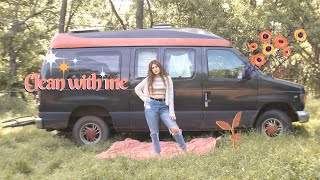 CLEANING MY VAN | Van Life Chores by Krystal Ventures 18,062 views 4 years ago 9 minutes, 25 seconds