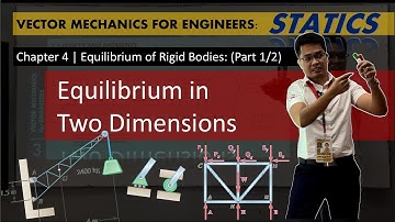 Chapter 4 | EQUILIBRIUM OF RIGID BODIES (Part 1/2): Equilibrium in Two Dimensions