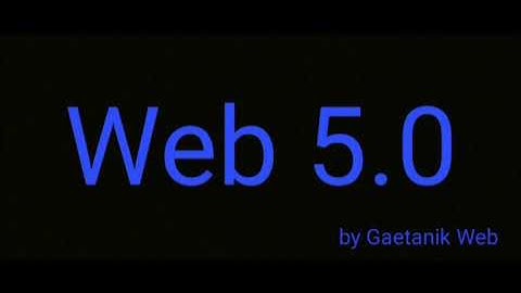 Web 5.0