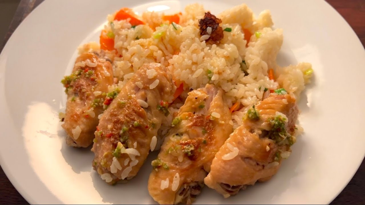 Do you have chicken wings? Try this chicken wing rice made with coconut ...
