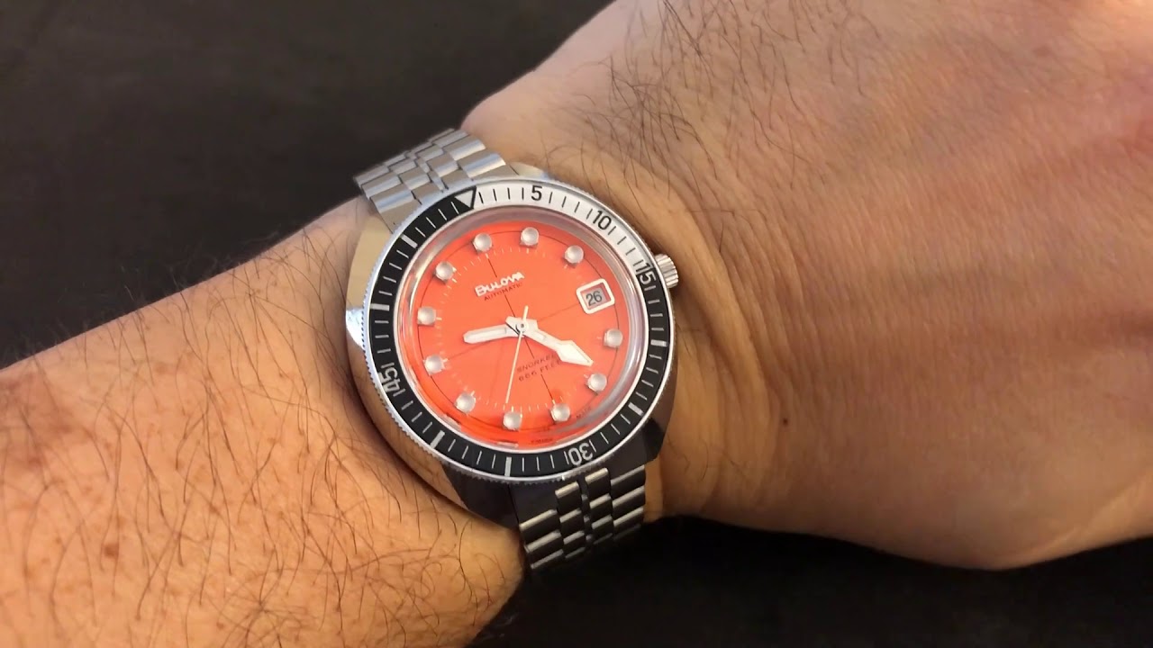 bulova orange devil diver