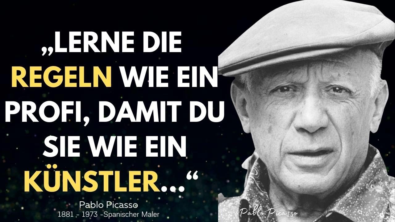 Picasso Zitat Ein Guter Künstler Pablo Picasso: Einzigartige Zitate des größten Künstler und Malers