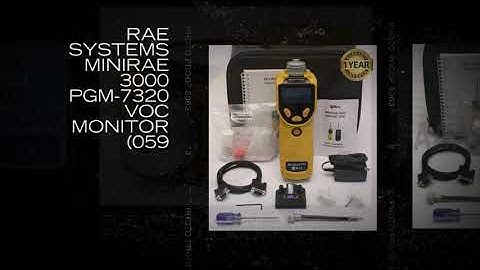 Rae Systems MiniRAE 3000 PGM-7320 VOC Monitor (059-B110-300)