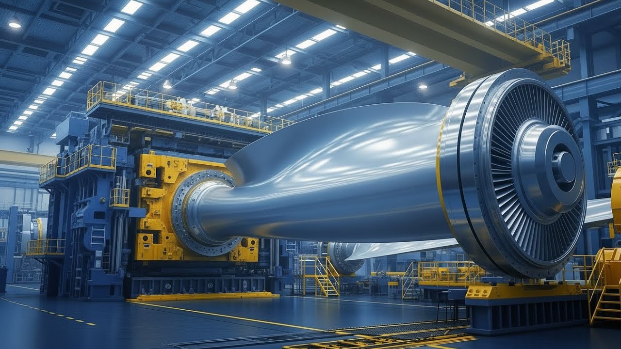 How Wind Turbine Blades Are Molded – Inside the Giant Composite Manufacturing Plant