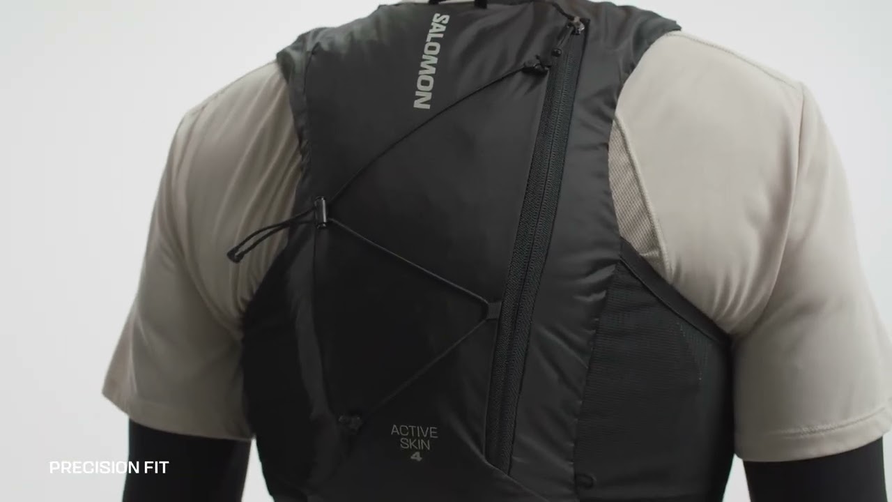 Salomon - Active Skin 4L Running Hydration Vest + Flasks