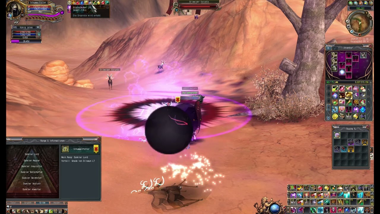 LastChaos Fawkes - Alber Gold Drop - Nightshadow Equip - Dunkler Lord