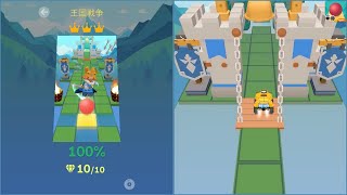 【Rolling Sky】Level 69(Kingdom War) 【ローリングスカイ】ステージ69(王国戦争) screenshot 1
