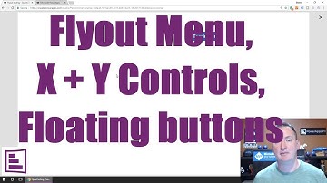 PowerApps flyout menus, floating buttons, and X Y Controls