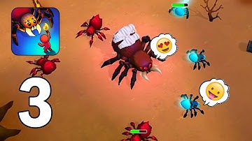 The Spider Nest: Eat the World - Gameplay Walkthrough Part 3 (IOS,Android) | Stick Crazee