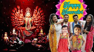 Shaurya and Myra's First Navratri Celebration