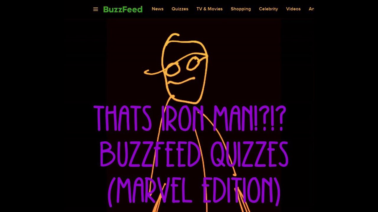 THATS IRON MAN!?!? Buzzfeed Quizzes (Marvel Edition) YouTube