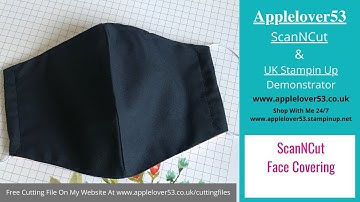 How To Make A Face Covering With A ScanNCut (Any Model) + Free Cutting File