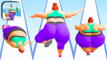 FAT 2 FIT 🍔🌭🧀 - All Levels Gameplay Android iOS Walkthrough