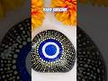 Evil Eye Stone DIY 👁️ | Mini Evil Eye Art #trending#diy #viral #craft #ytshorts