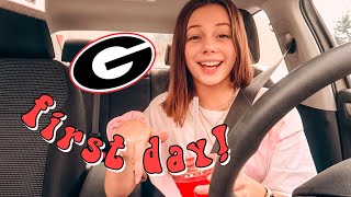 first day of college! (online) | UGA