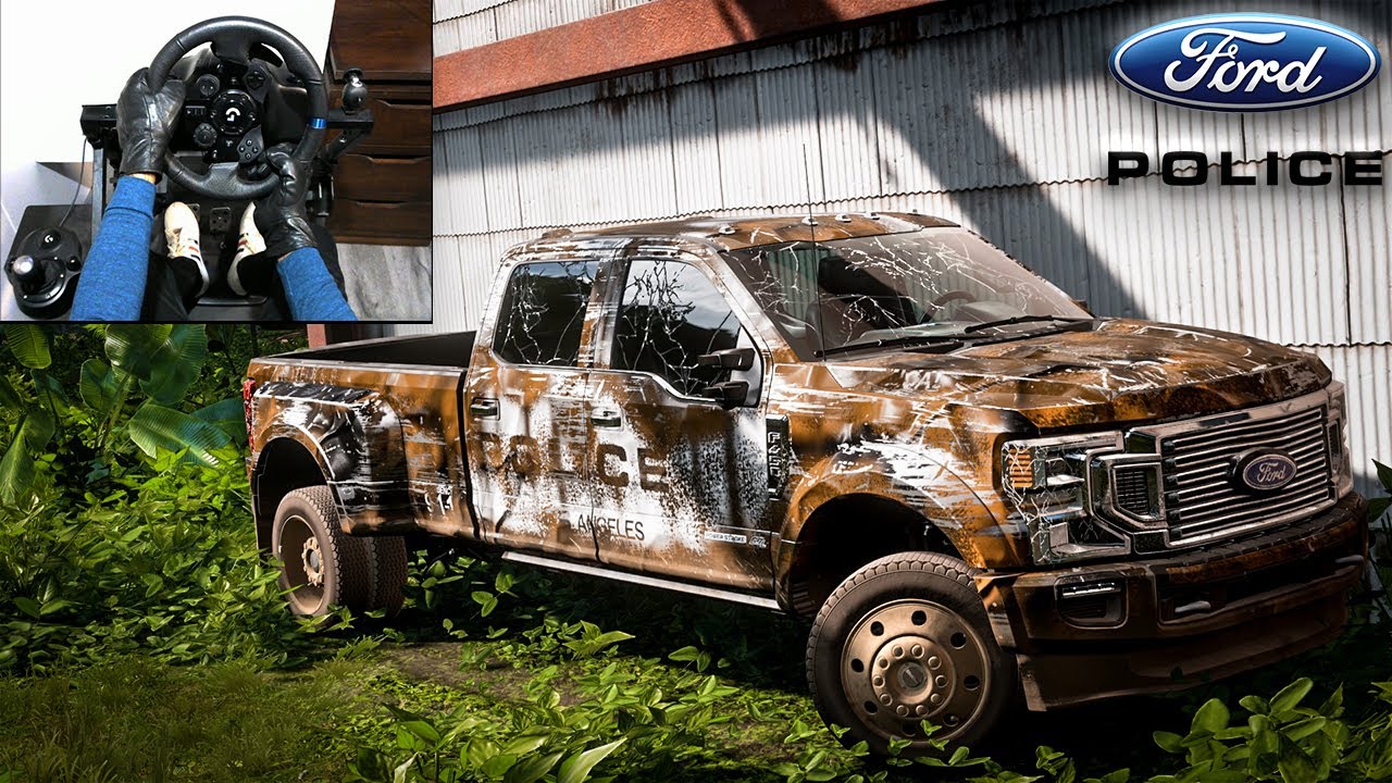 Rebuilding POLICE FORD SUPER DUTY F-450 PLATINUM - Forza Horizon 5 Logitech G923 Gameplay
