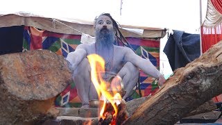 Kumbh Mela: Devotees With Naga baba #KumbhMela2019