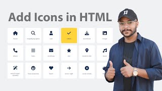 How To Add Icons On HTML Website