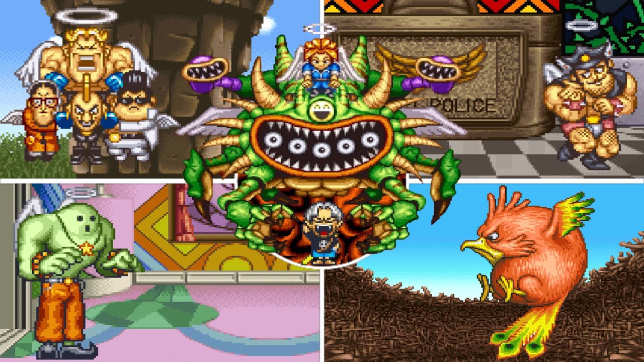 Go Go Ackman 3 (SNES) All Bosses (No Damage, Bombs, Hard)