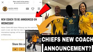 🟠Live today this time Kaizer Chiefs has received a new coach who will be introduced on Wednesday